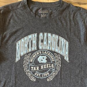 Champion Gray North Carolina UNC Women's Lacrosse Tee